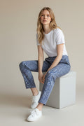 Calzedonia raštuoti džinsai – mėlyni
