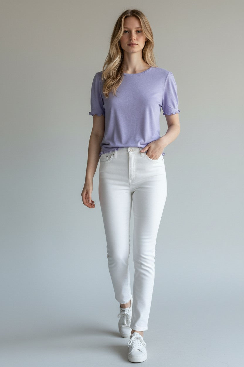 Tezenis Soft Touch marškinėliai – alyviniai su detalėmis S