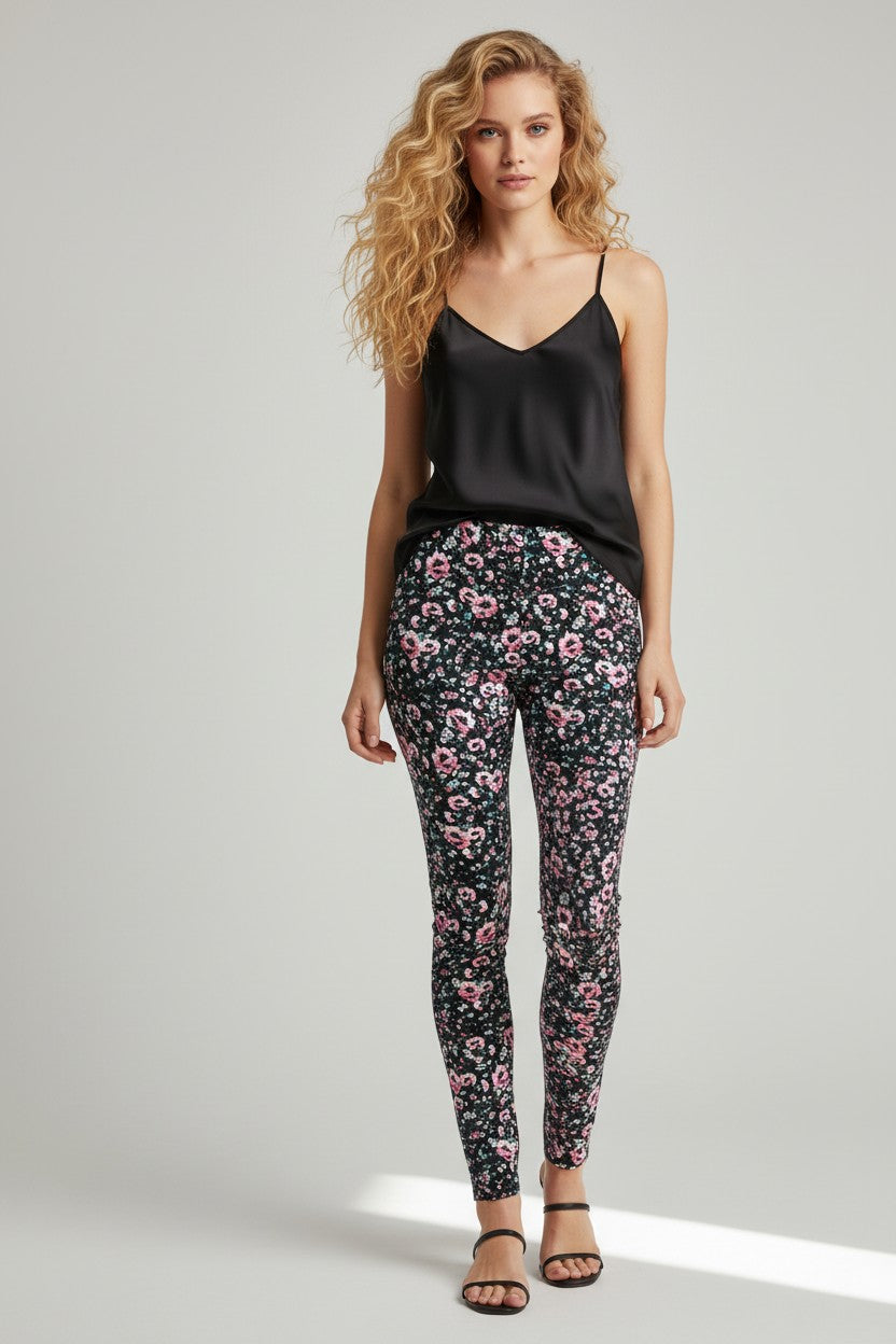 Calzedonia push up džinsai XS | Gėlėti moteriški džinsai