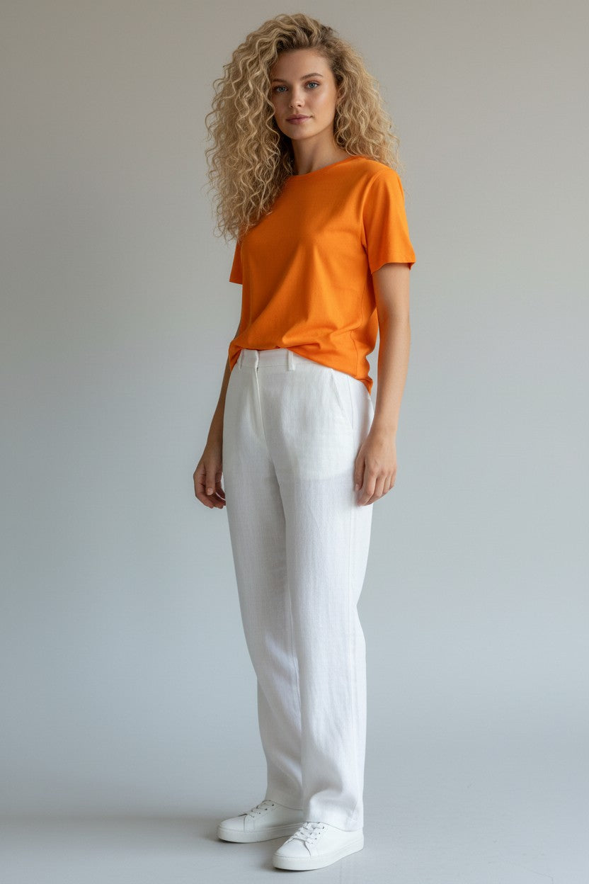 Tezenis palaidinė M dydis 100% medvilnė | Oranžinė moteriška palaidinė